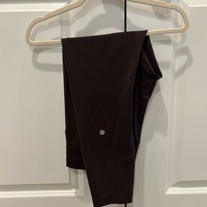Lululemon Wunder Train Leggings in Sequoia